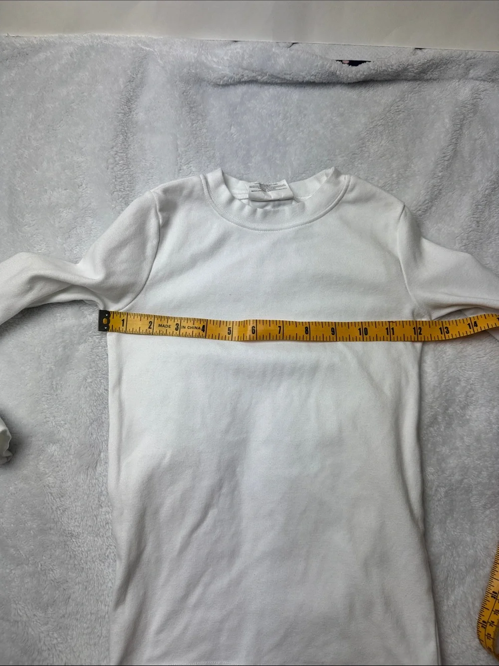 Kids White Long-Sleeve Pajama Set - Classic Comfort | Size 8